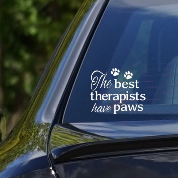 4/$20 The best therapist have paws car decal - Picture 1 of 1